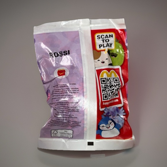 2025 McDonald's Canada Squishmallows Happy Meal Plush - ROSSI Toy Leopard new - Picture 2 of 2